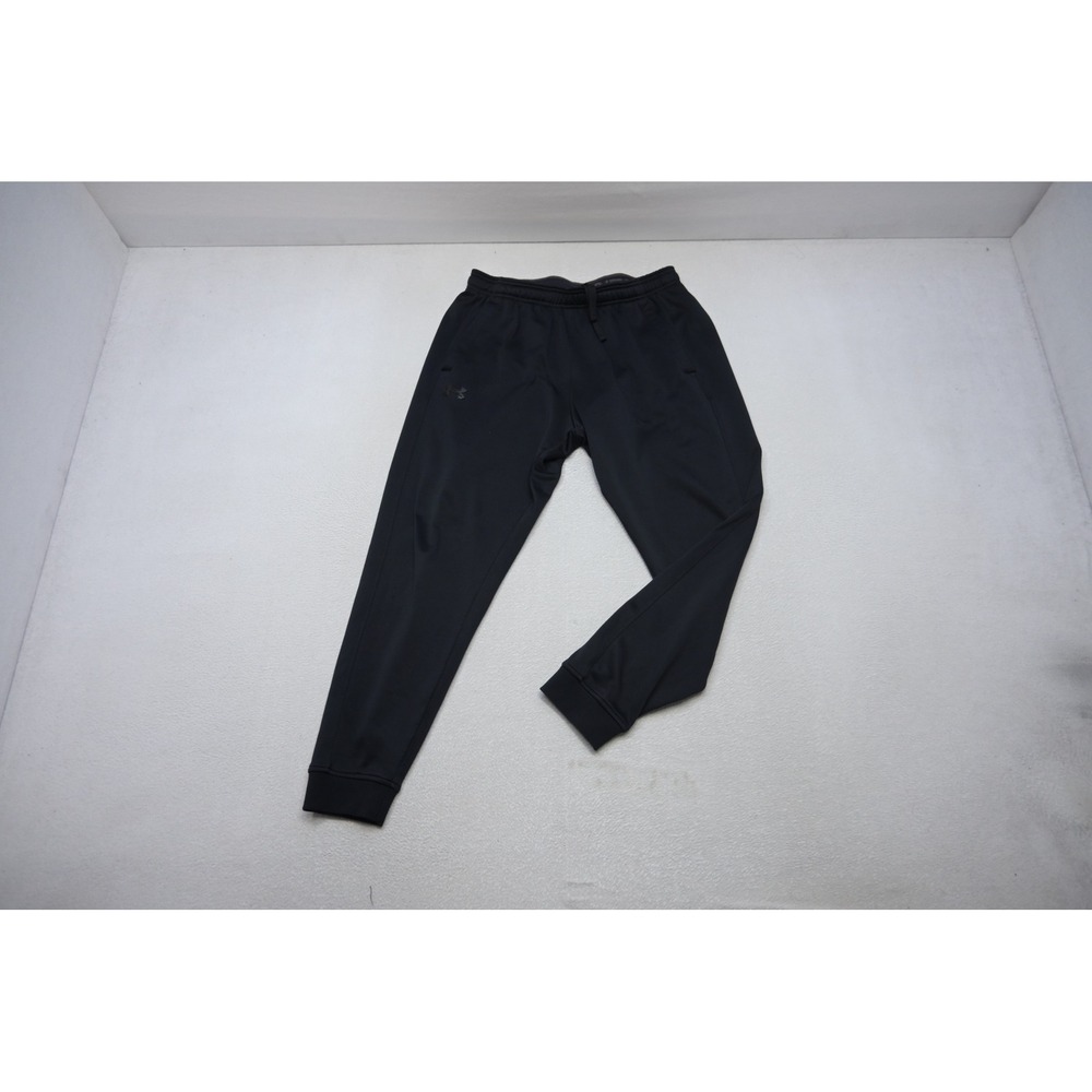 Under Armour Jogger Sweat Pants Mens Large Black Athletic Training Tapered